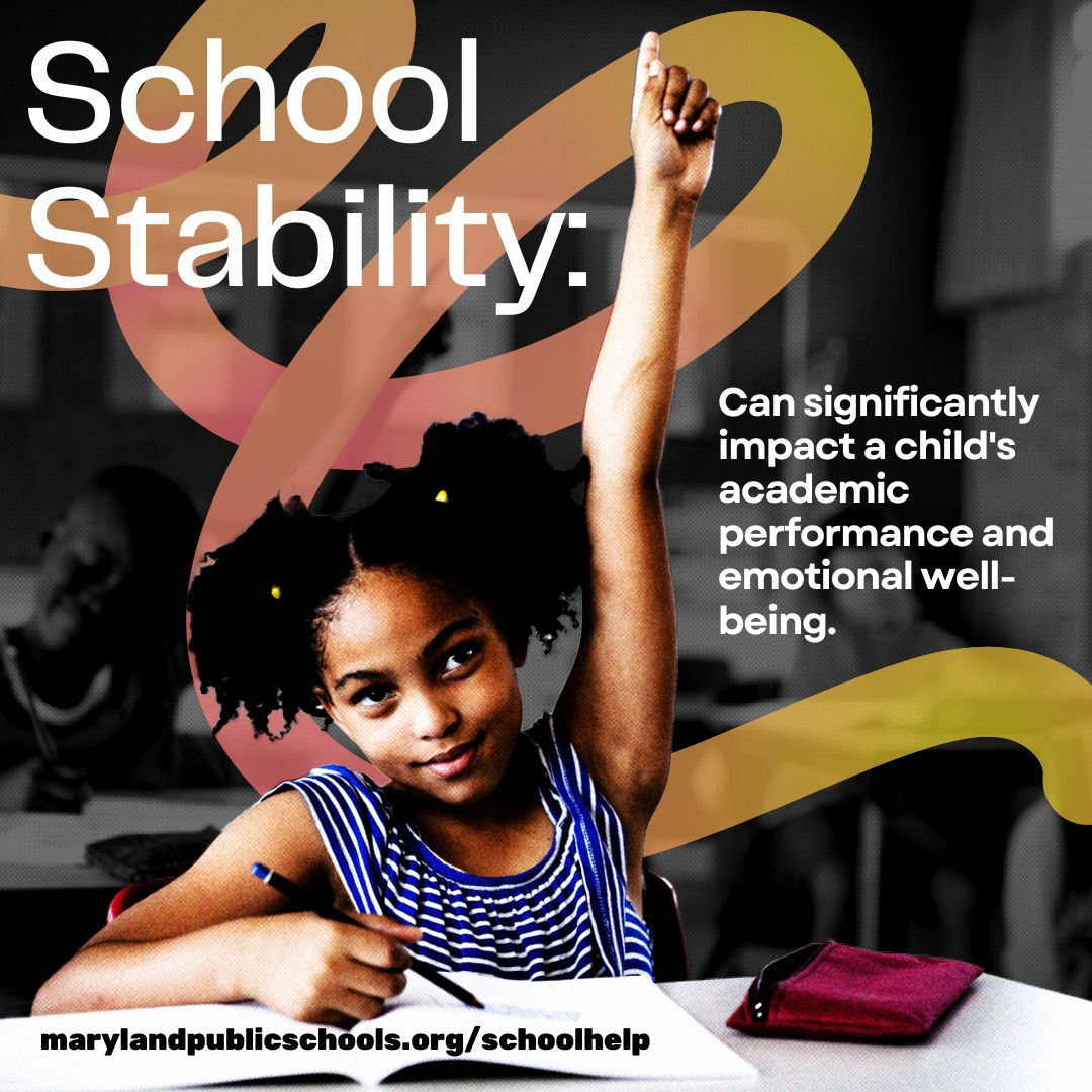 School Stability graphic — impact of school stability on academic performance and well-being